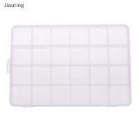 Jiauting 24ช่องกล่องพลาสติกกรณีเครื่องประดับลูกปัดเก็บภาชนะ CRAFT Organizer