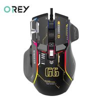 USB เมาส์สำหรับเล่นเกมส์ Mouse Komputer แบ็คไลท์ RGB Mause เกมส์พีซี10ปุ่มการเขียนโปรแกรม12800Dpi การเล่นเกมที่เหมาะกับสรีระเมาส์สำหรับเล่นเกมส์เมาส์สำหรับคอมพิวเตอร์