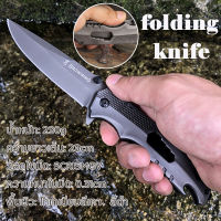 BROWNING มีดพับ 23cm folding knife มีดเดินป่า มีดเหน็บไทย มีดตัดทุเรียน มีดเดินป่าคมๆ เหมาะสำหรับกิจกกรมกลางแจ้ง Portable Camping Survival Fruit Cutter Camping Hunting Tactical Knife