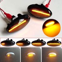 ไฟเลี้ยว Led ด้านข้างแบบไดนามิกสำหรับ Peugeot 307 206 407 107 607ไฟกะพริบตามลำดับสำหรับ Citroen C1ไฟ Led C3 C2