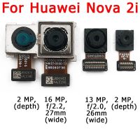 Huawei Nova 2i เดิม Nova2i กล้องด้านหน้าด้านหลังด้านหลังโมดูลกล้องเซลฟี่หันหน้าไปทางหลักสายเคเบิลงอได้ชิ้นส่วนอะไหล่