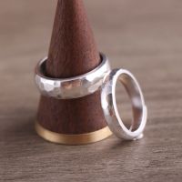 Fine Silver 999 Sterling Silver Open Ring National Wind Silver Hand Buddhist Monastic Discipline Anniversary Gift