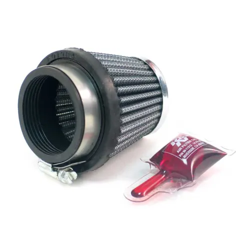 K&N AIR FILTER RC2500 (UNIVERSAL CLAMPON AIR FILTER 1.938”/HEIGHT 2.5