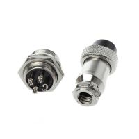 ปลั๊กเหล็ก GX16 - 4 PIN Male &amp; Female - Connectors Socket Aviation Plug