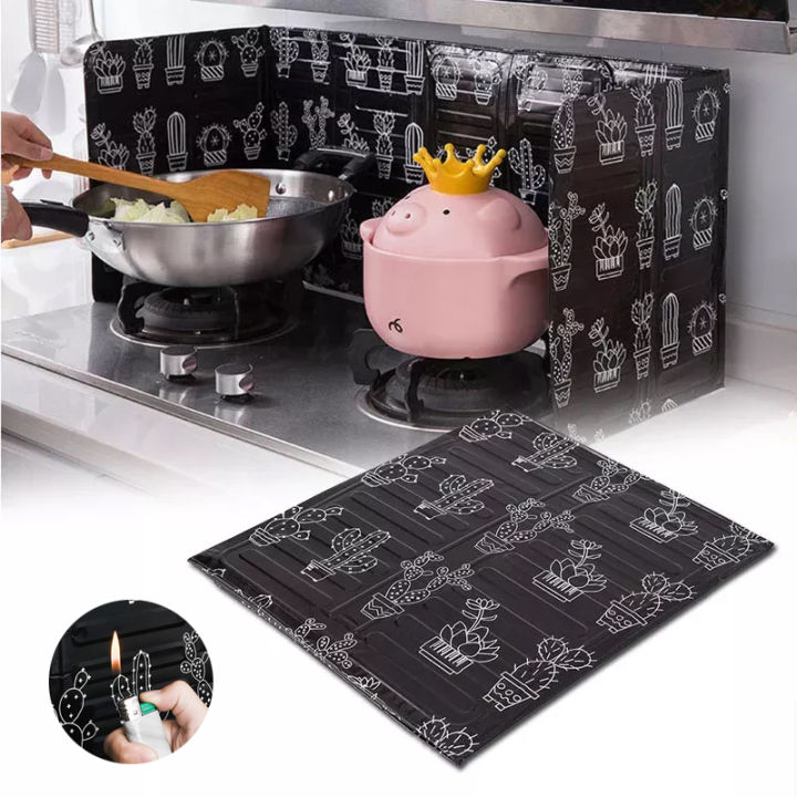 foldable-kitchen-gas-stove-oil-wind-proof-baffle-aluminum-heat-resistant-frying-pan-splash-screen-anti-shield-kichen-accessories