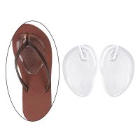 [HOT EXQQUZIOWGWD 116] 2x Self Adhesive เจล Forefoot Cushions Flip Flops Reusable Soft Protectors Grip Pads ฟุตภายใน Sticky Toe Separator สำหรับรองเท้าแตะ