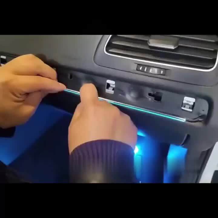 18 in 1 Symphony car Ambient light RGB guide fiber optic car Interior