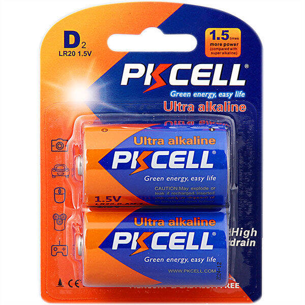 PKCELL D LR20 1.5V Ultra Digital Alkaline Battery 2pc/pack (PKD/LR20
