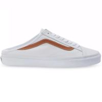 VANS STYLE 36 MULE LEATHER TRUE WHITE  BOMBAY BROWN (สินค้ามีประกันแท้)