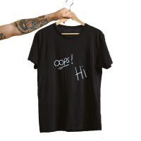 Oops Hi T Shirt Larry Stylinson T-Shirt Short Sleeve Streetwear T Shirts Clothing