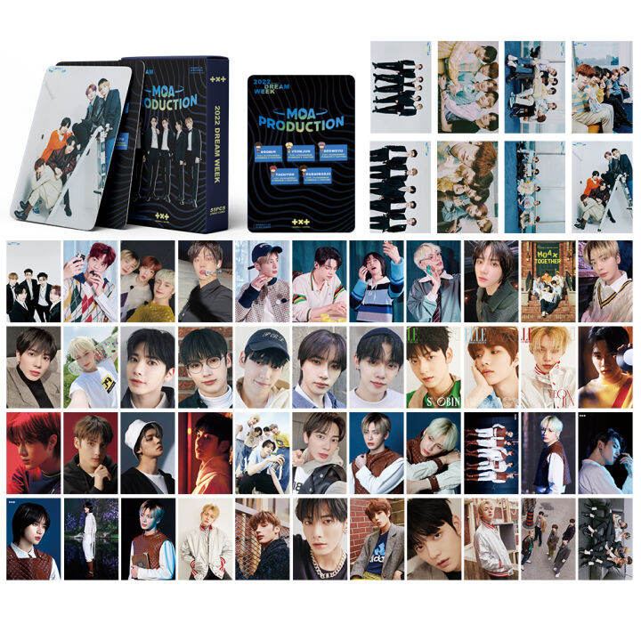 การ์ดโลโม่-โฟโต้การ์ด-แบบ-2-ด้าน-54-ใบ-กล่อง-8-7-5-7cm-อัลบั้ม-txt-chaotic-wonderland-2022-seasons-greeting-the-chaos-chapter-freeze-fight-or-escape-โลโม่การ์ด-lomo-card