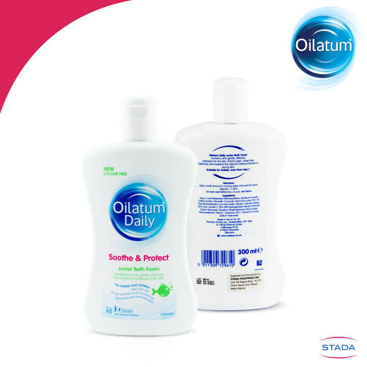 STADA Oilatum Daily Soothe and Protect Junior Bath Foam 300ml Lazada PH