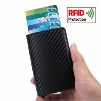 2019 Thin Credit Card Holders Business ID Card Case Fashion Automatic RFID Blocking Card Holder Aluminium Bank Card Wallets