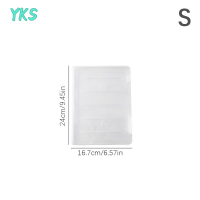 ?【Lowest price】YKS กล่องใส่เอกสารแบบบางกล่องพลาสติกใสแบบพกพากล่องจัดระเบียบเอกสารแบบตั้งโต๊ะสำหรับสำนักงาน