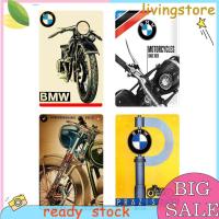 Rectangular Classic Tin Sign Metal Painting BMW Motorcycle Wall Artcraft Size: 20cm X 30cm（Contact the seller, free customization）