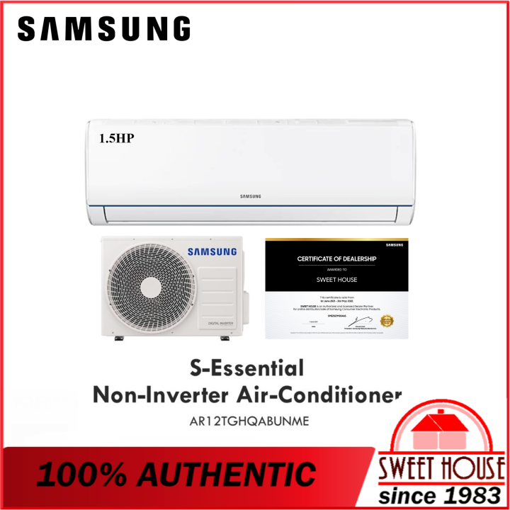 samsung 1.5 hp s essential air conditioner ar12tghqabunme