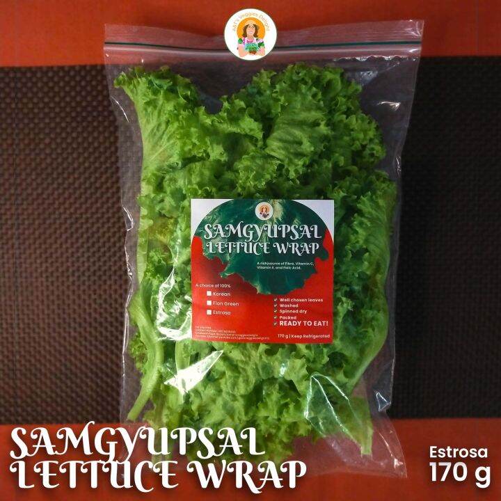 A&T's Veggies Delight Samgyupsal Lettuce Wrap 170g Lazada PH