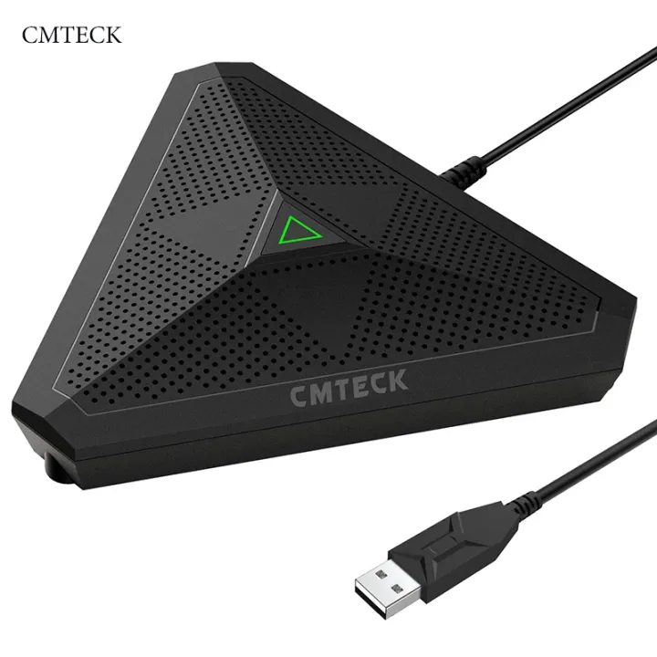 USB Conference Microphone CM001 Desktop Computer Mic Mute Button with