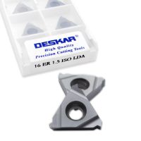 DESKAR 16 ER 1.5 ISO LDA ทังสเตนคาร์ไบด์แบบถอดเปลี่ยนได้เกลียวเครื่องกลึงสําหรับผู้ถือเครื่องกลึงเกลียว