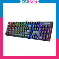 Onikuma MAJIN Gaming Keyboard Mechanical คีย์บอร์ดเกมมิ่งแมคานิคอล บลูสวิตซ์ (สีดำ)