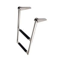 บันได เรือ Telescoping 2 and 3 Step Stainless Steel Boat Ladder