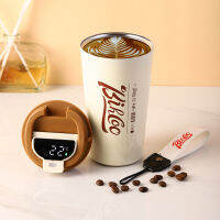 In-Car Insulated Cup 380510Ml Thermos Smart Coffee Mug Portable Thermal Tumbler Temperature แสดงผลขวดน้ำ