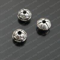 Wholesale 8*5mm Antique Silver color Lotus Alloy Beads Findings Accessories 50 pieces(JM3540) Beads