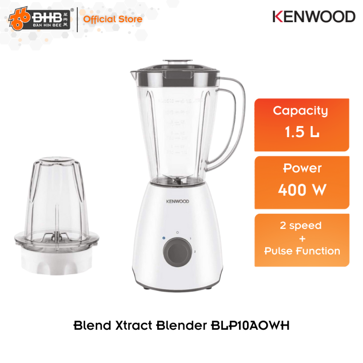 Kenwood BLP10.A0WH Blender 1.5L 400W motor Plastic Goblet Bowl White 2