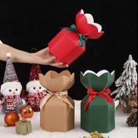 Candy Box Kraft Paper Package Cardboard Box Vase Exquisite Gift Box Birthday Christmas Valentine 39;s Party Wedding Decorations