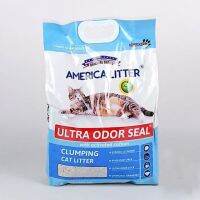 AmericaLitter Ultra Clumping sand ทรายแมวภูเขาไฟ เกาะตัวดี ไม่เหม็น สูตรจับตัวเป็นก้อนเร็ว