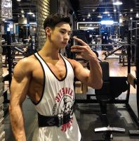 2022 muscle fitness h vest big yards dog waistcoat sleeveless colour movement male bodybuilding training breathable loose