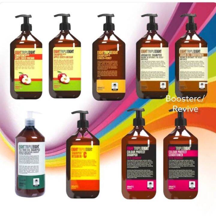 ⚘EightTripleEight SHAMPOO AND CONDITIONER 1 LITER, IMPORTED☛ Lazada PH