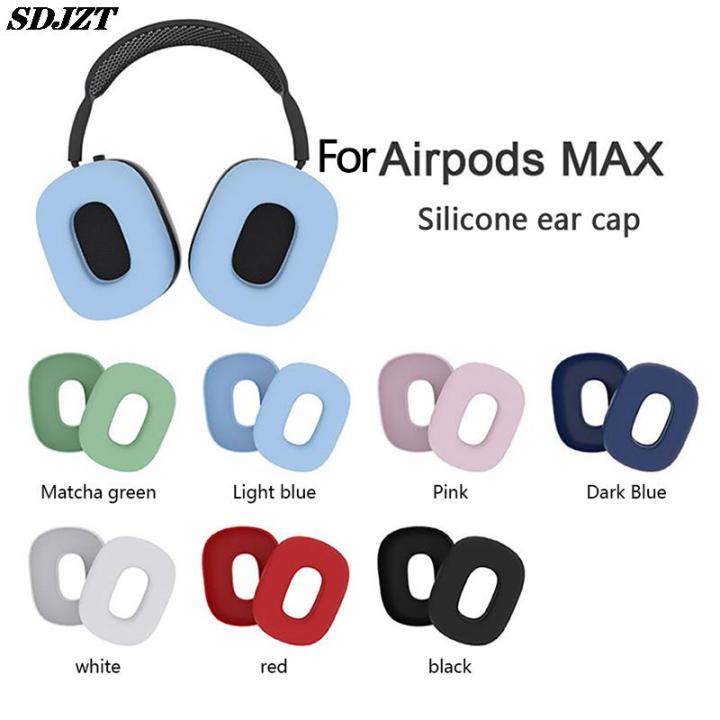 ร้อน-แผ่นรองหู1คู่สำหรับเปลี่ยนแผ่นปิดหู-airpods-max-กันเหงื่อฟองน้ำหูฟังแผ่นรองหูฟังที่ครอบหูป้องกันอะแดปเตอร์เคสครอบหู