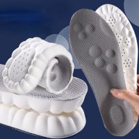 Sport Insoles 4D Cloud Technology Insole High Elasticity Shoe Pads Breathable Deodorant Cushion Massage Insole Support Insole Shoes Accessories