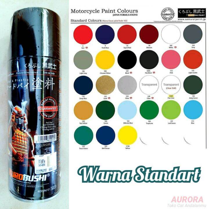 Pilox Samurai Paint Warna Standart Lazada Indonesia