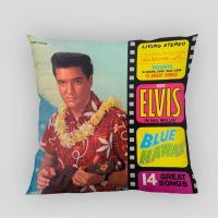 (All inventory) Elvis Presley pillowcase Square pillowcase with zipper 35 * 35, 40 * 40, 45 * 45cm (contact seller support) Freecustomization. Double sided printing design for pillows)