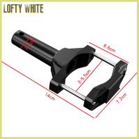 ขาตั้งแบบตายตัวไฟหน้าแต่งกันชนรถมอเตอร์ไซค์ฐานยึดอเนกประสงค์สีขาวลอฟตี้