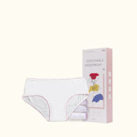 Dailys Wholesale High Quality Breathable White Soft Cotton Maternity Low Waisit Disposable Underwear