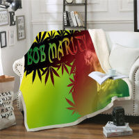 Bob Marley rivers 3D Print Fleece Blanket for bed bedspread Sherpa blanket