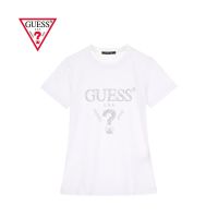 GUESS เสื้อยืดแขนสั้นผู้หญิง รุ่น GE YK2K942167K สีขาว เสื้อ เสื้อยืด เสื้อยืดแขนสั้น