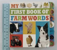 My First Book of Farm Words for 3+ หนังสือบอร์ดบุ๊คภาษาอังกฤษ (มือสอง)