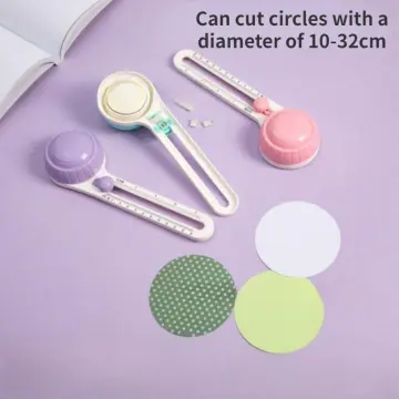 Circular Paper Cutter Rotary Circle Cutter Manual Round Cutting