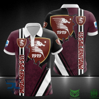 Lega Serie A U.S. Salernitana 1919 3D Polo Tshirt Hoodie jersey{plenty}