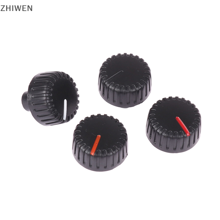 zhiwen-1ชิ้นฝาพลาสติกสีดำ21-19มม-โพเทนชิโอมิเตอร์สวิทช์ลูกบิดพลัมเพลา6มม