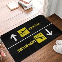 Airport Runway Printed Pattern Entrance Doormat Area Rugs Bath Mat Anti-Slip Floor Living Room Bedroom Modern Home Decor