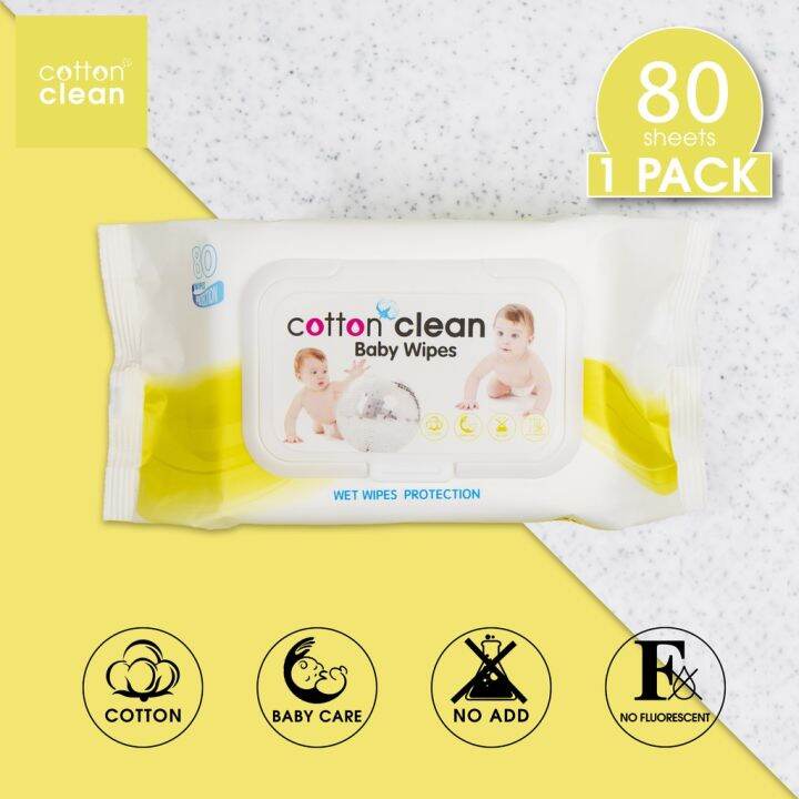 BGM Baby Wipes 80 Sheets Pack of 1 Scent Hypoallergenic Non Alcoholic Wet Wipes Baby Care