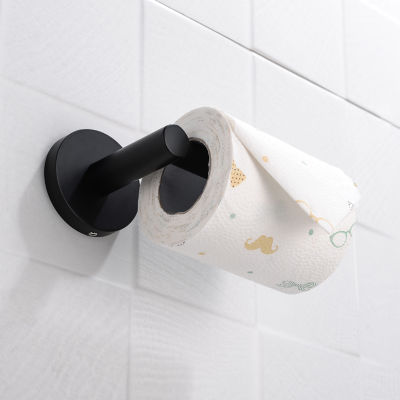 Black Plating Toilet Paper Holder Tissue Hanger Kitchen Roll Paper Rack