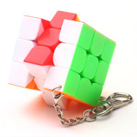 MoYu Mofangjiaoshi 3cm 3.5cm 4.5cm Mini 3x3x3 Magic Cube KeyChain Professional Educational toys This Ring of Magic Puzzle