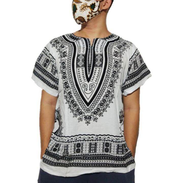 DASHIKI Bohemian Indian African Boho Ethnic Shirt Lazada PH