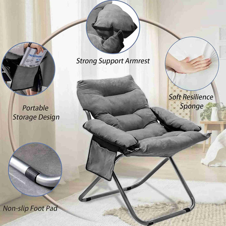 [Ready Stock]Lazy Boy Chair Lounge Reclining chair Backrest Upholstered ...